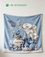 Dior Throw Blankets